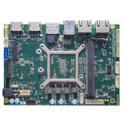 Axiomtek CAPA13R Embedded  Board, AMD Ryzen Processor V1807B/V1605B, DP++, 2 HDMI, LVDS, 2 or 4 GbE LAN